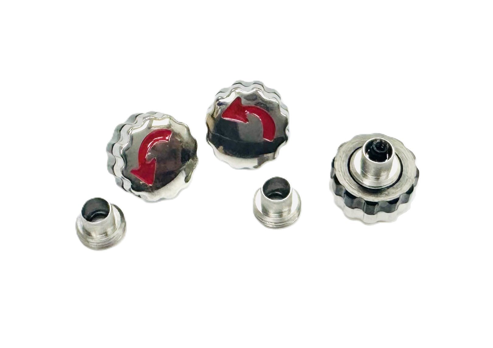 7.0x3.5mm Stainless Steel Replacement Crown with Tube for MOVADO 800 Series - Universal Jewelers & Watch Tools Inc.