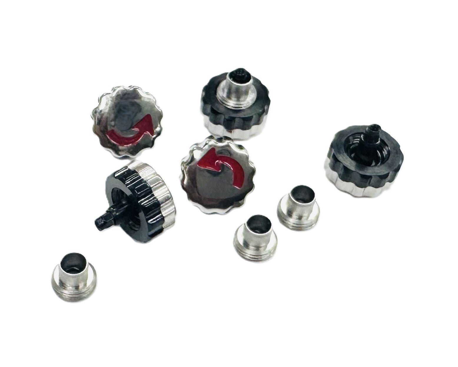 7.0x3.5mm Stainless Steel Replacement Crown with Tube for MOVADO 800 Series - Universal Jewelers & Watch Tools Inc.