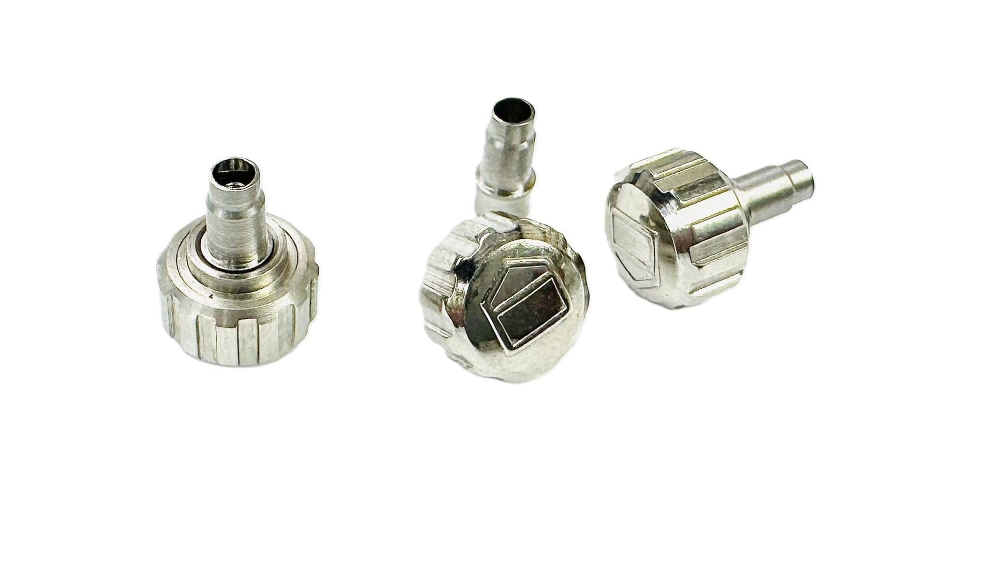 7.4x5.2mm Stainless Steel Replacement Crown with Tube for TAG Heuer AQUARACER - Universal Jewelers & Watch Tools Inc.