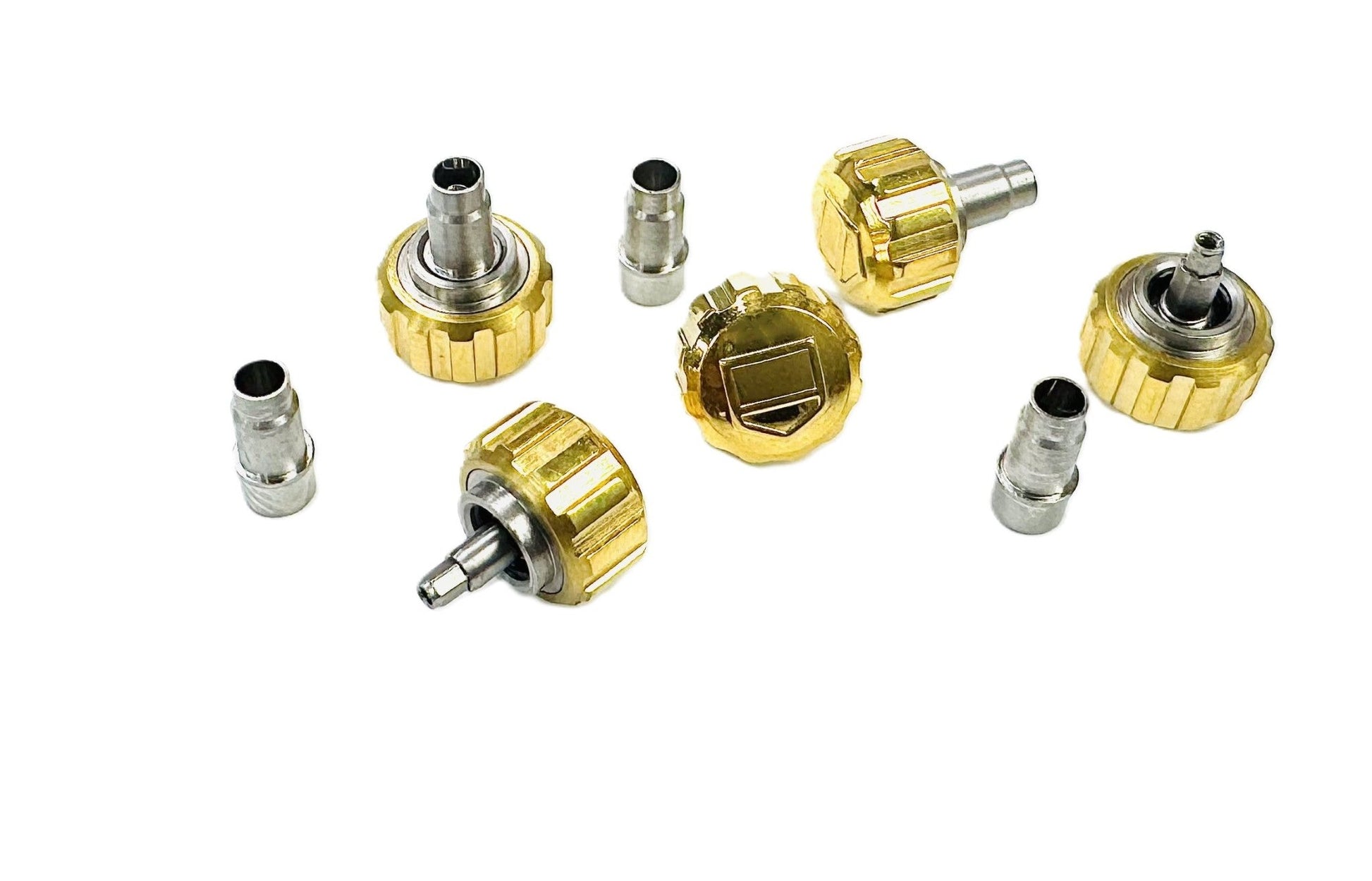 7.4x5.2mm Stainless Steel Replacement Crown with Tube for TAG Heuer AQUARACER - Universal Jewelers & Watch Tools Inc.