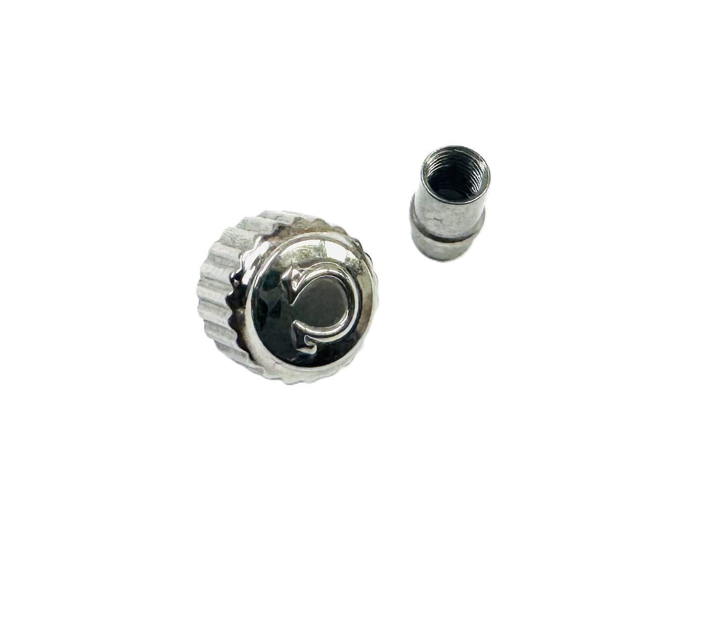 5.9mm Stainless Steel Replacement Crown with Tube for OMEGA Seamaster 300 - Universal Jewelers & Watch Tools Inc.