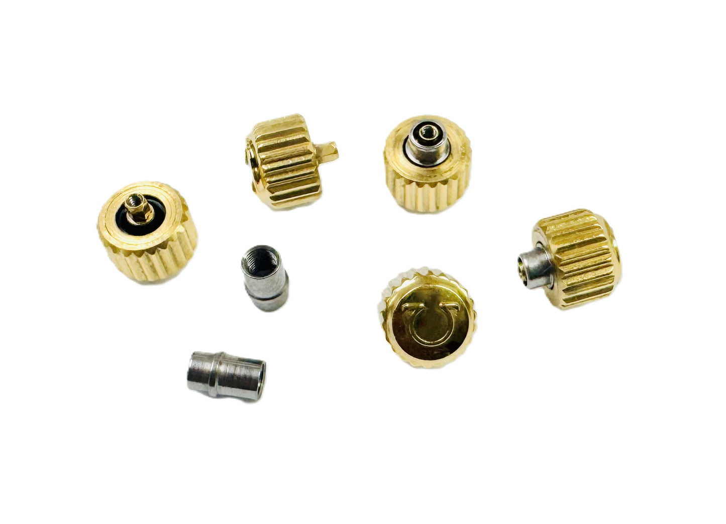 5.9mm Stainless Steel Replacement Crown with Tube for OMEGA Seamaster 300 - Universal Jewelers & Watch Tools Inc.