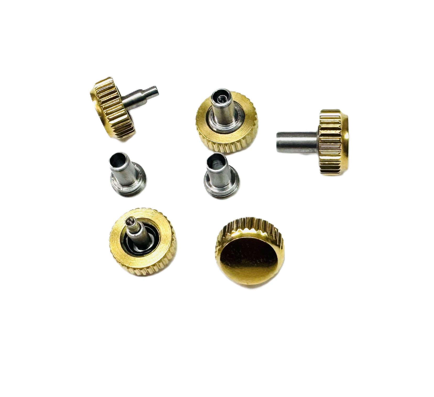 6.8x7 mm Stainless Steel Crown for INVICTA Watches, 4 Popular Colors - Universal Jewelers & Watch Tools Inc.