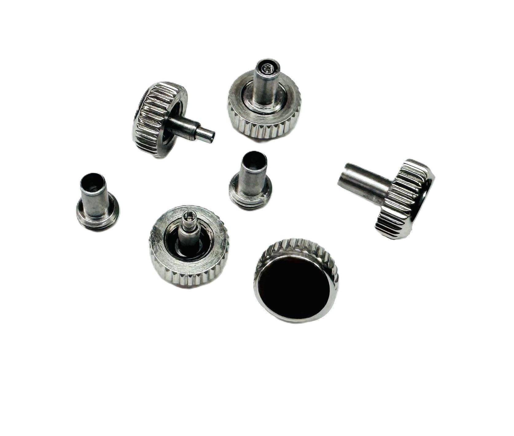 6.8x7 mm Stainless Steel Crown for INVICTA Watches, 4 Popular Colors - Universal Jewelers & Watch Tools Inc.