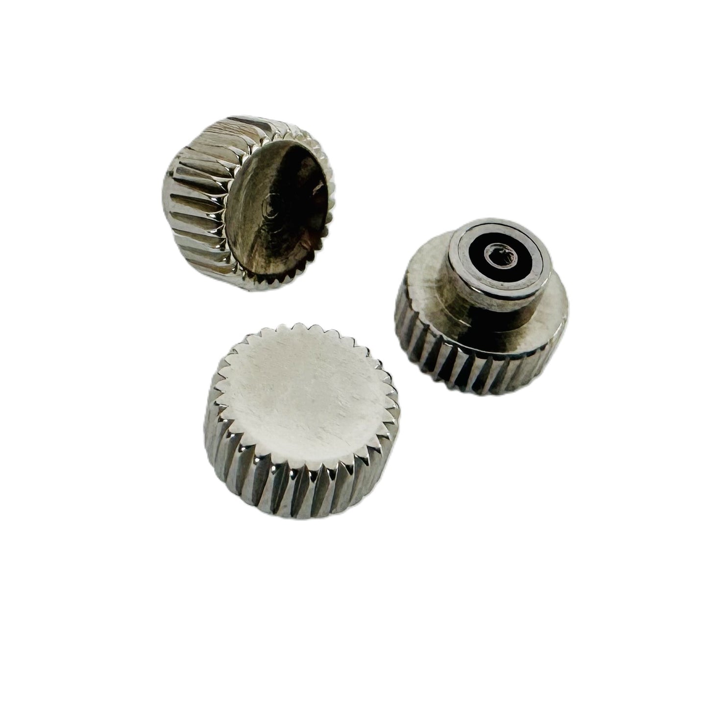 6.0x4.4mm Stainless Steel Replacement Crown with Tube for MOVADO BOLD Verso - Universal Jewelers & Watch Tools Inc.