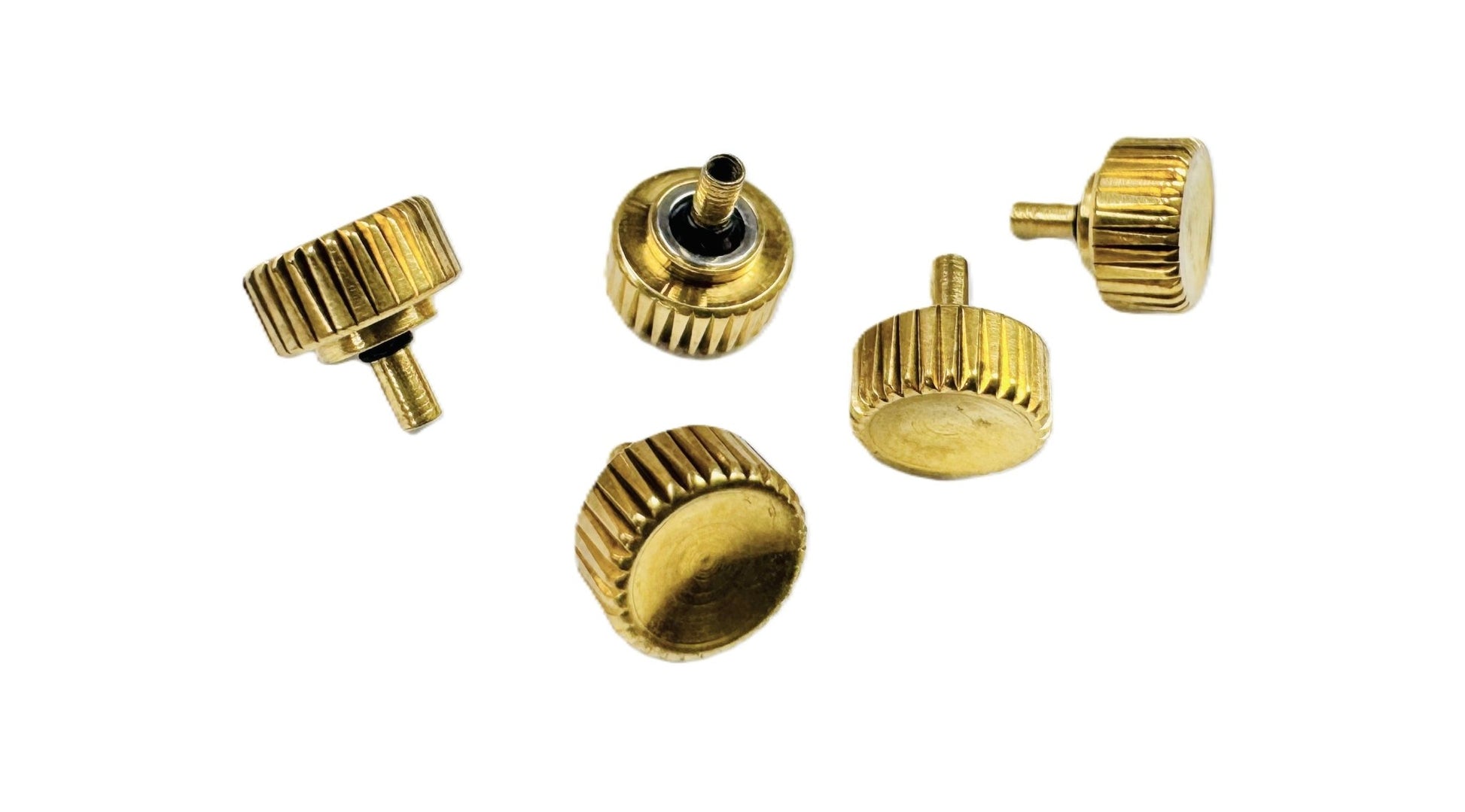 5.5x5.7mm Waterproof Stainless Steel Replacement Crown with Tube for MOVADO BOLD Verso - Universal Jewelers & Watch Tools Inc.