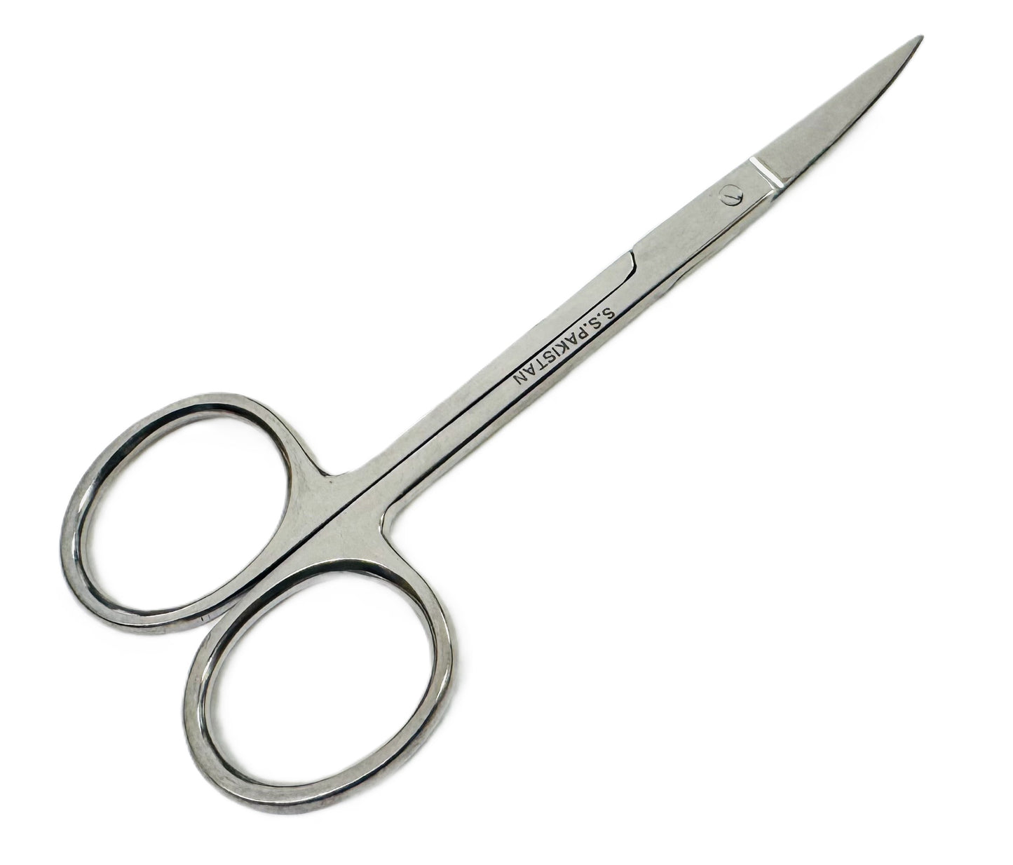 4.5" Stainless Steel Iris Scissor, Sharp & Curved Tips