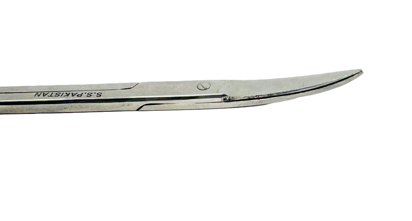 4.5" Stainless Steel Iris Scissor, Sharp & Curved Tips