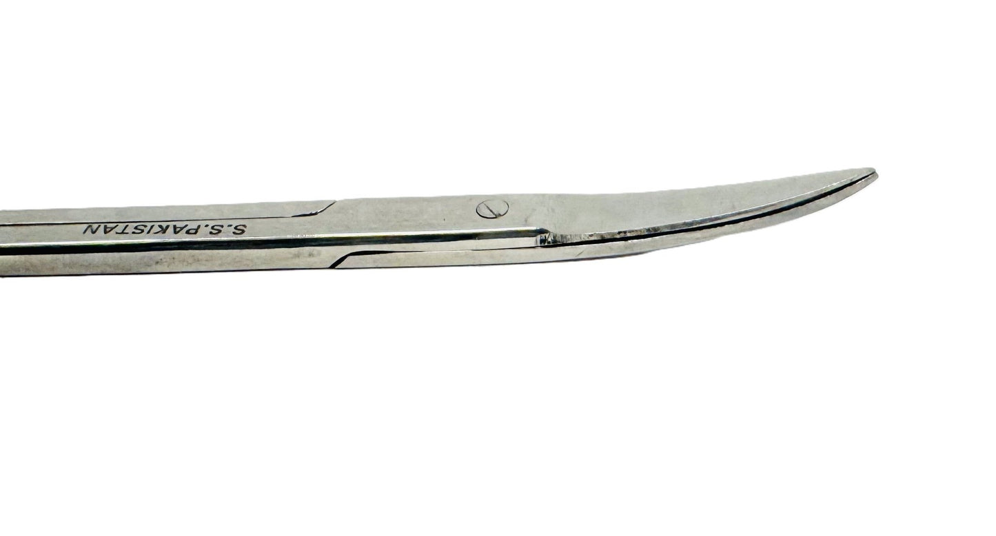 4.5" Stainless Steel Iris Scissor, Sharp & Curved Tips - Universal Jewelers & Watch Tools Inc.
