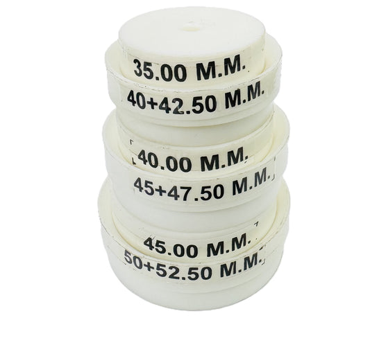 Large Durable Harden - Plastic (Nylon) Dies Set for Watch Case Back Pressing - Universal Jewelers & Watch Tools Inc.