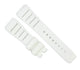 20mm White Premium Rubber Watch Band for Richard Mille 11 - 03L, Pin - Type Strap - Universal Jewelers & Watch Tools Inc.