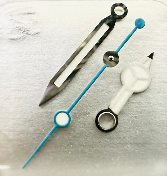 Watch Hands For Rolex Silver 116900 Fits to Caliber 3135 Size 8.0x12.0x12.5 - Universal Jewelers & Watch Tools Inc.