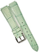 Green Genuine Leather Watch Bands 15mm Alligator Grain Padded, Stitched - Universal Jewelers & Watch Tools Inc.