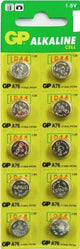 GP Alkaline Cell, A76, LR44, 1 Pack 10 Batteries, Available for bulk order - Universal Jewelers & Watch Tools Inc.