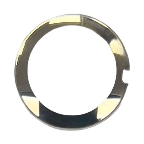 Sapphire Crystals to Fit Rado Double Domed Round Shape with Gold Trim (32.5×3.3×1.0)mm & (30.0×3.2×1.0)mm →(Diameter×Dome Height×Edge Thick) - Universal Jewelers & Watch Tools Inc.