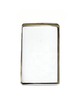 Mineral Crystals to Fit BULOVA Ladies Single Domed Golden Trim Rectangular Shape (16.45×10.0×2.45)mm→(Height×Width×Middle Thick) Fit Model 98V09 - Universal Jewelers & Watch Tools Inc.