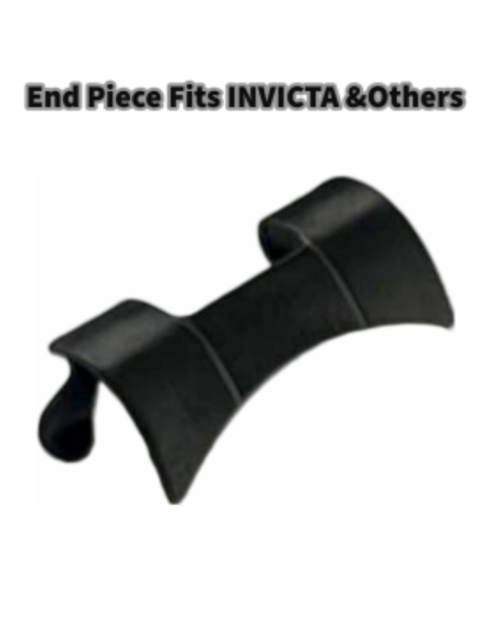 Multi-Colors Watch Band END PIECE Curved FITS to INVICTA & Others (20mm-26mm)