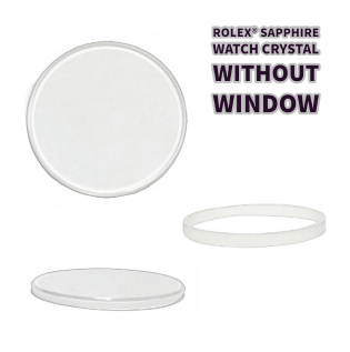 Sapphire Watch Crystal FOR 31MM ROLEX MIDSIZE 25 - 246 NO DATE 68273 68000 68240 68243 77000 and many other Case No. (See Details for further Case No.) - Universal Jewelers & Watch Tools Inc.