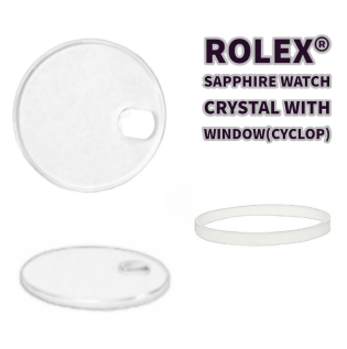 Sapphire Watch Crystal FOR 36MM ROLEX 25 - 295C DATEJUST 18000 1530 1630 16000 116244 16248 16200 19019 18029 and many others Case No. (See Details for further Case No.) - Universal Jewelers & Watch Tools Inc.