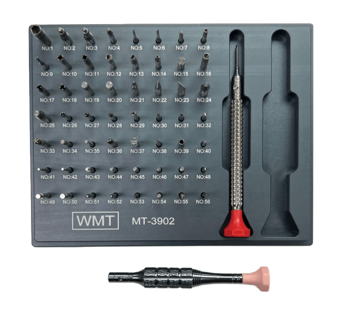 New Watch Repair Tool Kit Assortment of 56 Tips Stainless Steel Watch Screwdriver Set for Brand Watch Repairs - Universal Jewelers & Watch Tools Inc.
