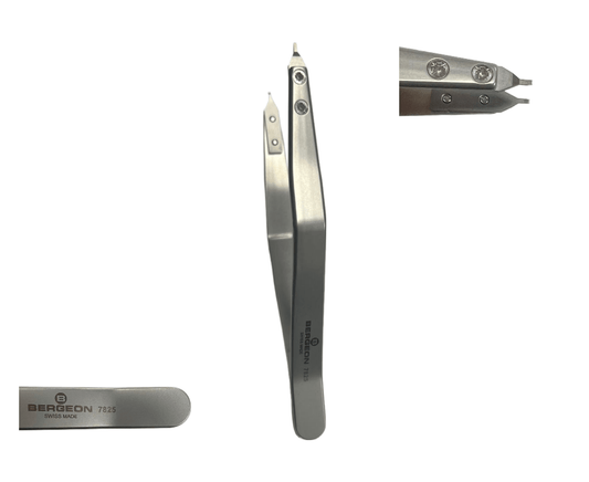 Bergeon 7825 Spring Bar Removal Tweezers Swiss Watchmaker Tool - Universal Jewelers & Watch Tools Inc.