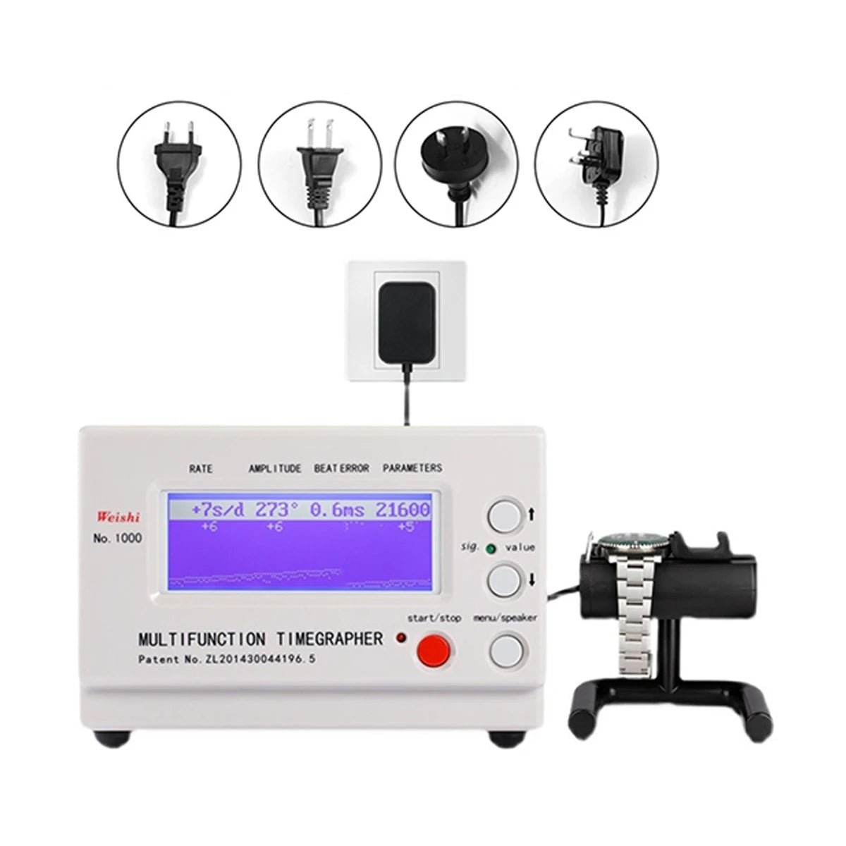 No.1000 Mechanical Watch Timing Machine Multifunction Timegrapher for Watch Tester - Universal Jewelers & Watch Tools Inc.