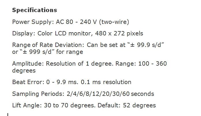 No.1000 Mechanical Watch Timing Machine Multifunction Timegrapher for Watch Tester - Universal Jewelers & Watch Tools Inc.