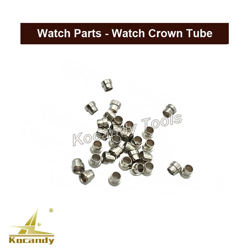 Watch Parts Stainless Steel Watch Crown Tubes Pipes Mixed Sizes for Waterproof Crown As Watchmakers Repair Tool - Universal Jewelers & Watch Tools Inc.