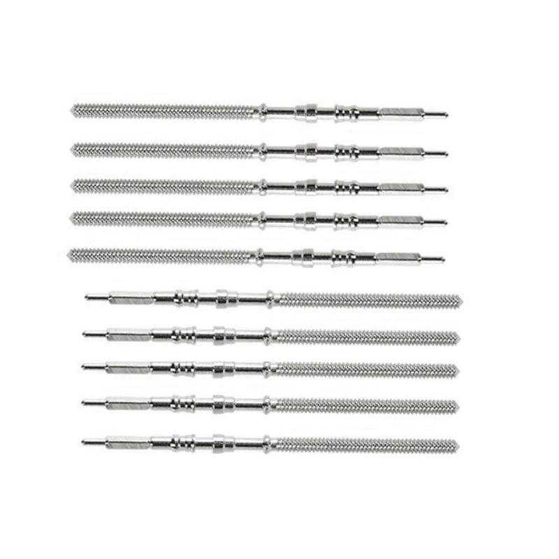 10Pcs Movement Watch Steel Stem Crown Kit Watch Of Parts NH35 NH36 NH38 NH39 Movement Watch Stem Spare Parts - Universal Jewelers & Watch Tools Inc.