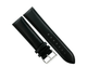 22 MM Plain Black Padded Genuine Leather Watch Band, Stitches ( Best Quality) - Universal Jewelers & Watch Tools Inc.