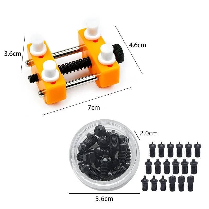20pcs Watch Repair Tools Opener Steel 4 Type Paws Adjustable Watch Back Cover Opener Backcase open Tool With Movement Holder - Universal Jewelers & Watch Tools Inc.