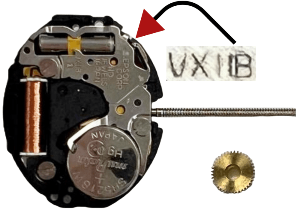 Hattori VX11 Seiko Quartz Watch Movement Japan Made Overall Height 4.1mm - Universal Jewelers & Watch Tools Inc.