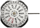 Hattori VJ53 Day And Date At 3:00 Seiko Quartz Watch Overall Height: 4.6mm - Universal Jewelers & Watch Tools Inc.
