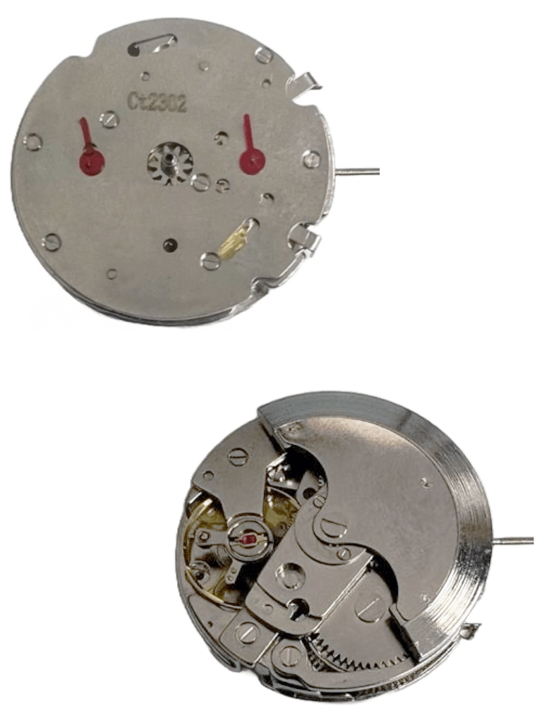 Chinese Automatic Multifunction Chrono Watch Movement CT2302, 3 Hands Overall Height 8.8mm - Universal Jewelers & Watch Tools Inc.
