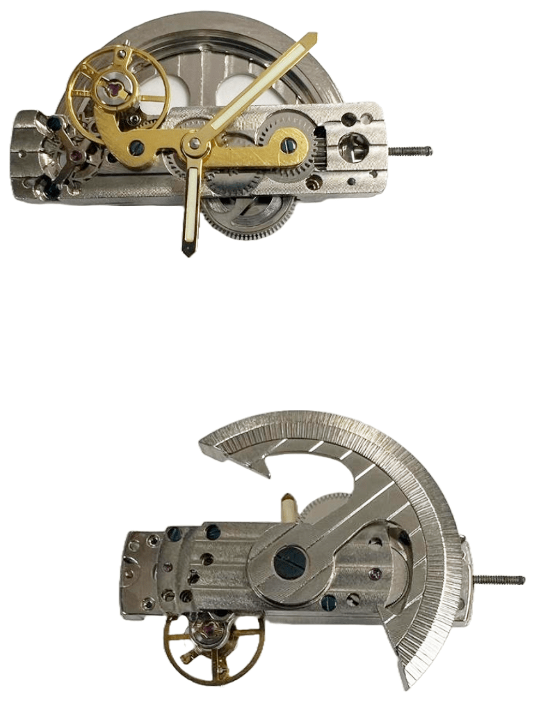 Chinese Watch Movement Corum Golden Bridge 2Hands, Overall Height 8.1mm - Universal Jewelers & Watch Tools Inc.