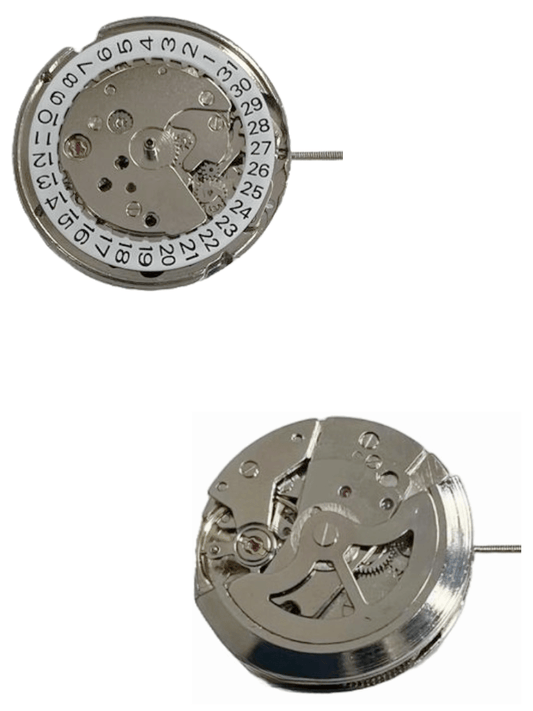 Chinese 7120 Automatic Mechanical Watch Movement At Date 3:00 3Hands, Overall Height 8.5mm - Universal Jewelers & Watch Tools Inc.