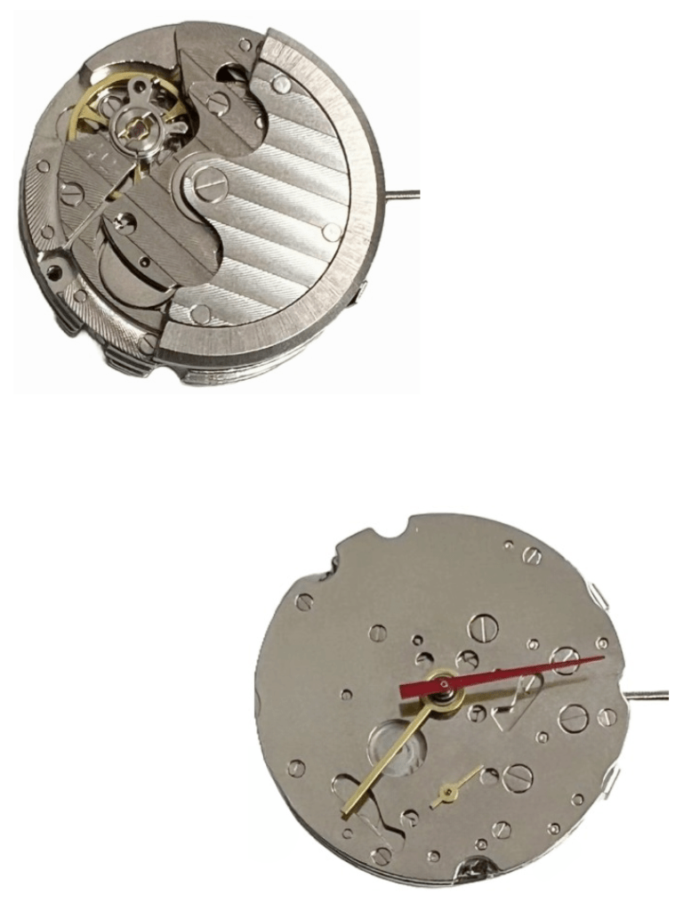 Chinese Automatic Mechanical Watch Movement ST1690 24GMT Chronograph 5Hands, 1 small hand at 6:00 Overall Height 8.7mm - Universal Jewelers & Watch Tools Inc.