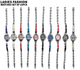 10pcs Set Women's Fashion Steel Band A07 Quartz Multi - Color Watch Bracelet (Copy) - Universal Jewelers & Watch Tools Inc.