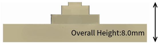 Automatic Chinese Watch Movement 8209 - WHITE 3Hands Date at 3.00 Overall Height 8.0mm - Universal Jewelers & Watch Tools Inc.