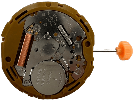 Miyota/Citizen Watch Movement GP30 Japan Quartz Movement 3H Overall Height 6.4mm - Universal Jewelers & Watch Tools Inc.