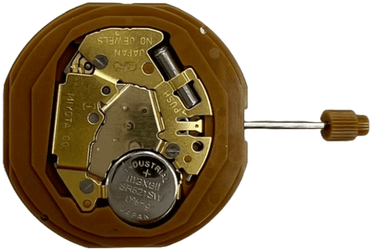 Miyota Watch Movement GM15 Date At 3:00 Quartz Overall Height: 3.9mm - Universal Jewelers & Watch Tools Inc.