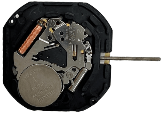 Hattori VX44 Day At 12 And Date At 3 Seiko Quartz Watch Overall Height: 4.5mm - Universal Jewelers & Watch Tools Inc.