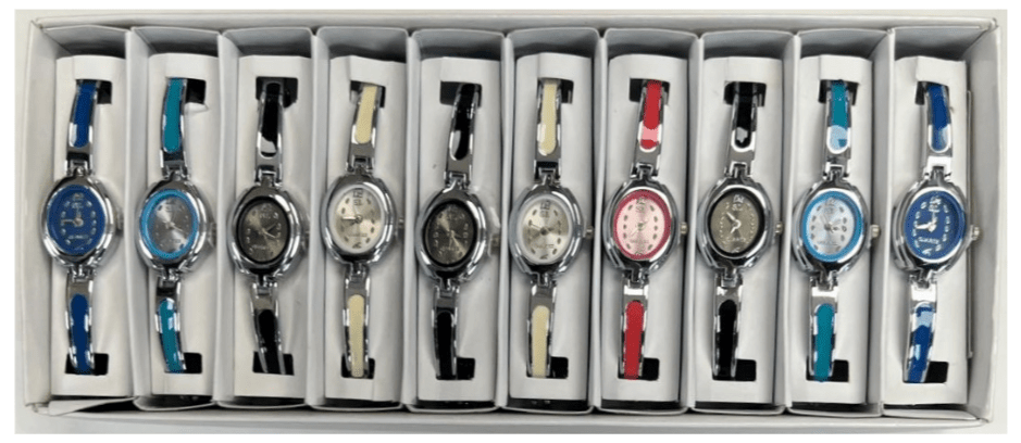 10pcs Set Women's Fashion Steel Band B1 Quartz Multi - Color Watch Bracelet - Universal Jewelers & Watch Tools Inc.