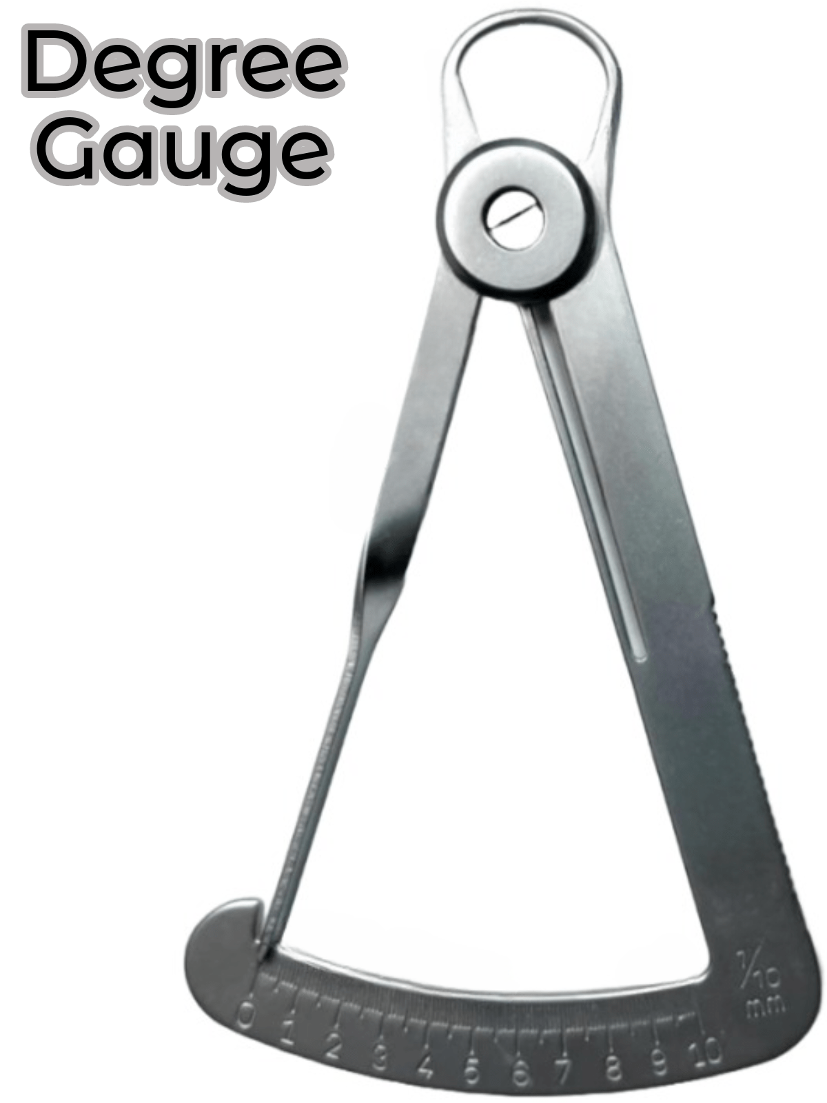 Degree Gauge Pocket Size Measuring Jewelry, Stones, and Small Objects Up To 10mm - Universal Jewelers & Watch Tools Inc.