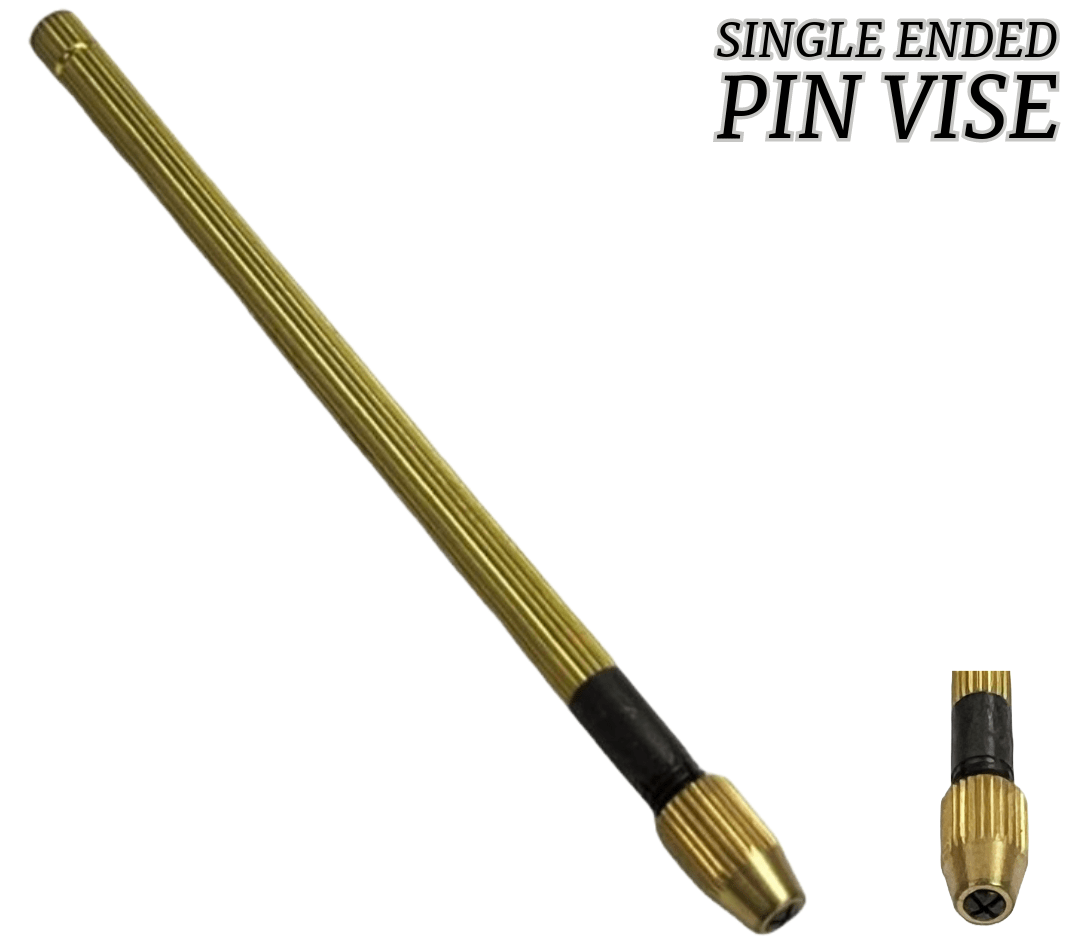 Mini Pin Vise Thin Brass Watch Clock Jewelry Repair Tool Holds Up to 0.7 mm - Universal Jewelers & Watch Tools Inc.
