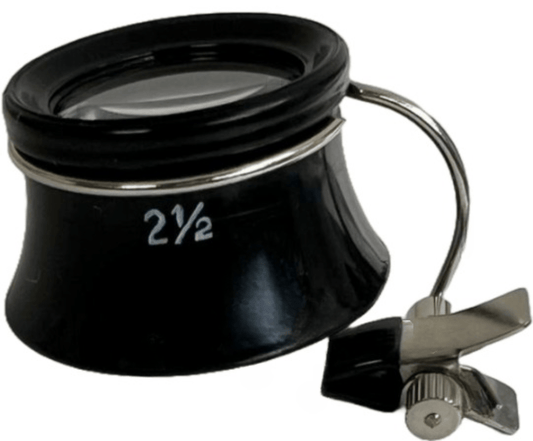 Eye Loupe Glasses Clip - On Magnifier 4X (2 ½), Jewelry and Watch Repair Tool - Universal Jewelers & Watch Tools Inc.