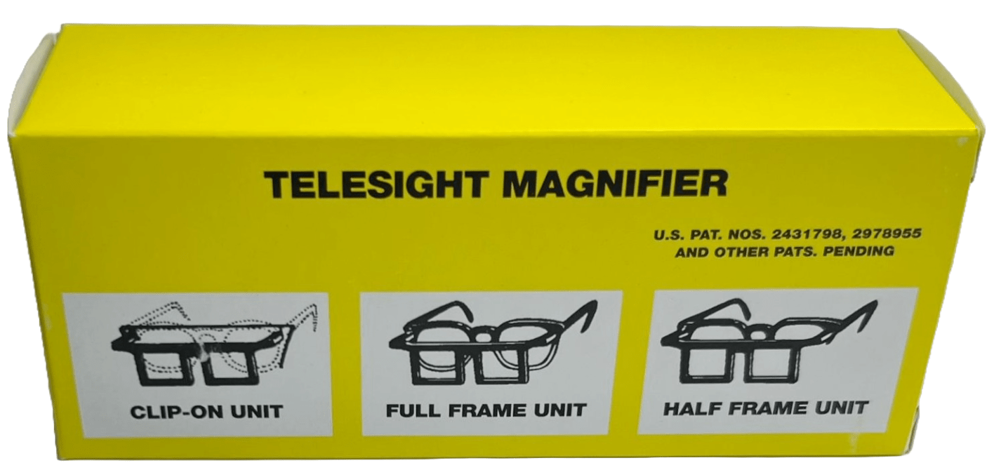 Magnifying Glasses TELESIGHT Magnifier  45 2 - 1/4X, 8" DISTANCE' Half Frame - Universal Jewelers & Watch Tools Inc.