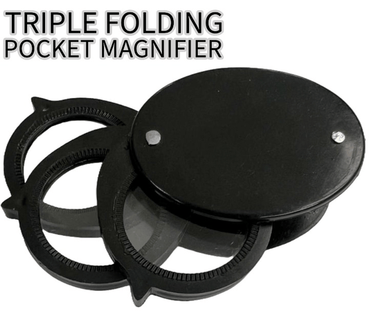 Triple Folding Magnifier, Watch Repair Tool - Universal Jewelers & Watch Tools Inc.