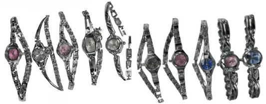 10pcs Set Women's Fashion Steel Band A04 Quartz Multi - Design Watch Bracelet - Universal Jewelers & Watch Tools Inc.