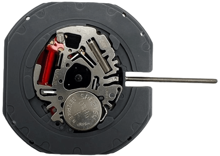 Hattori VJ53 Day And Date At 3:00 Seiko Quartz Watch Overall Height: 4.6mm - Universal Jewelers & Watch Tools Inc.